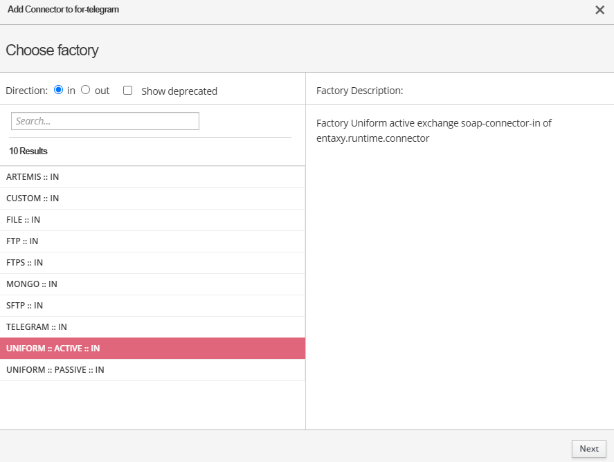 choose uniform active