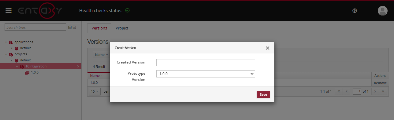 create version prototype