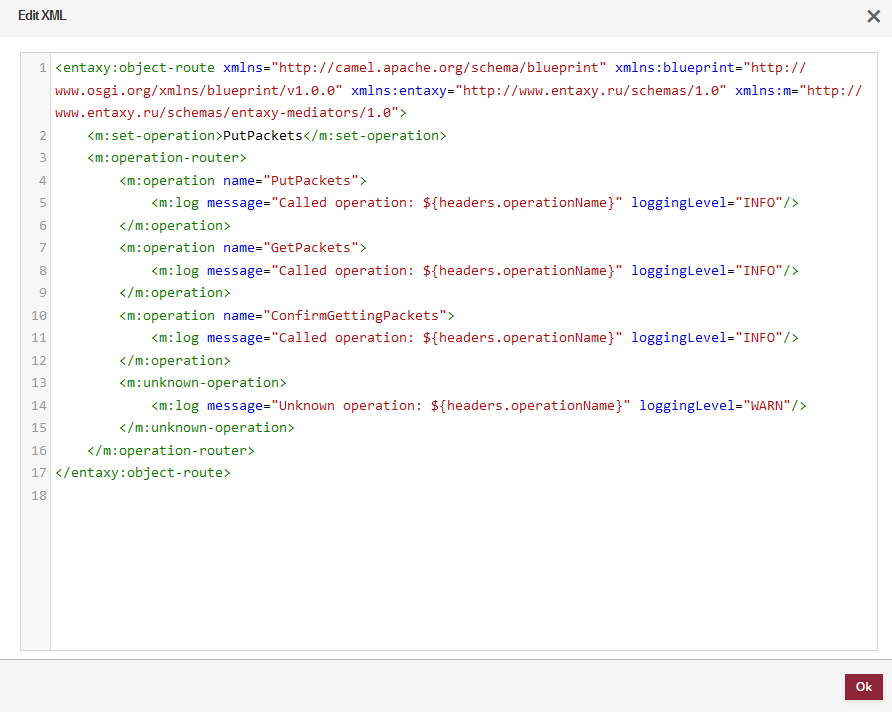 pre output example soap