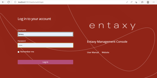 entaxy login