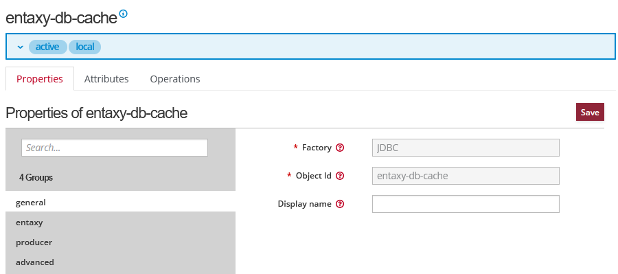 general entaxy db cache