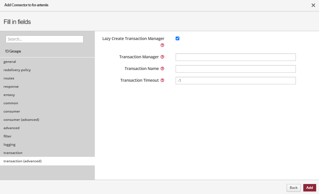 transaction advanced