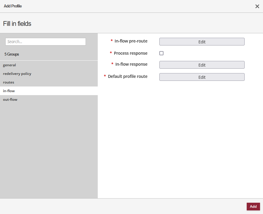 inflow profile