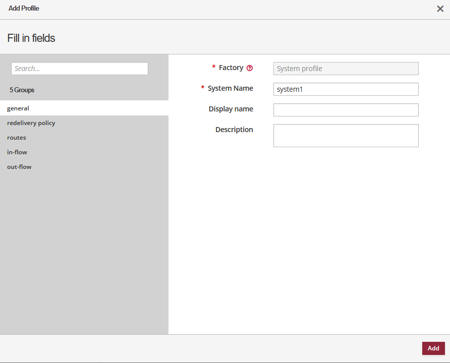 system profile name