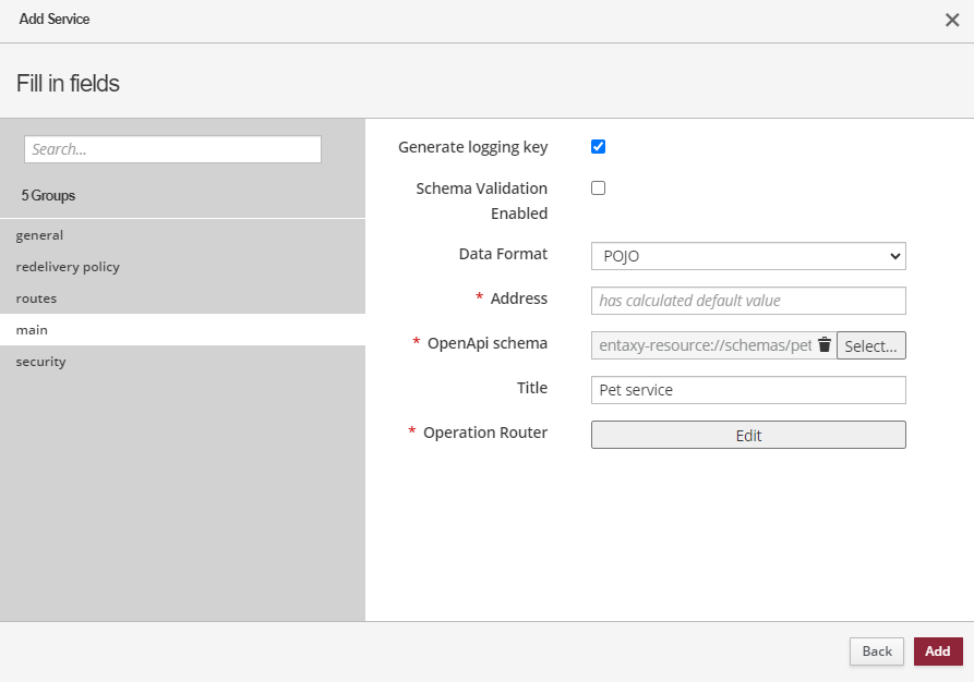 create rest protected main